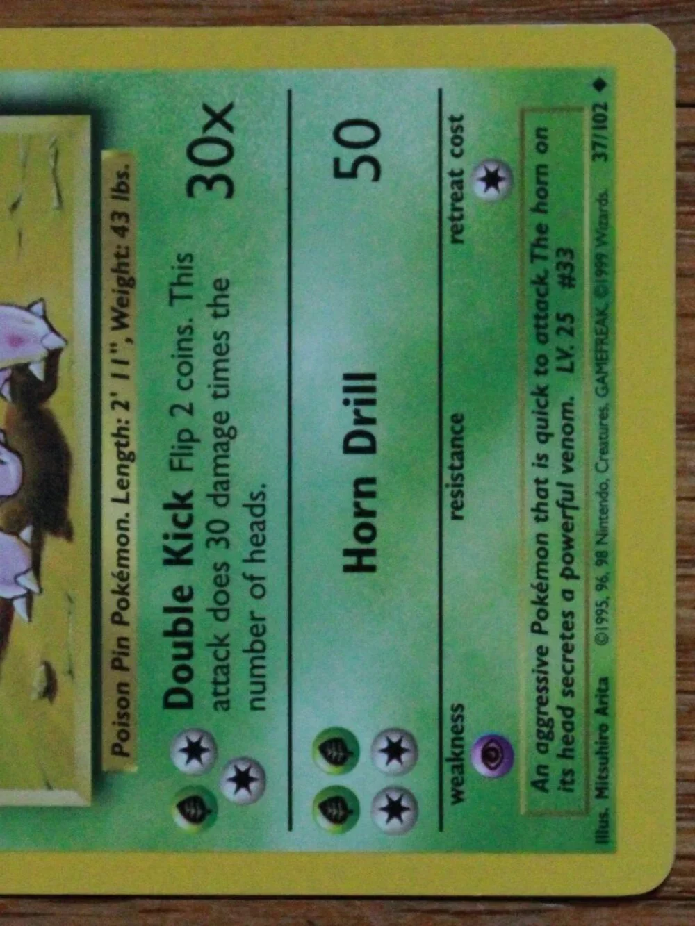 Vintage Pokemon 1999 